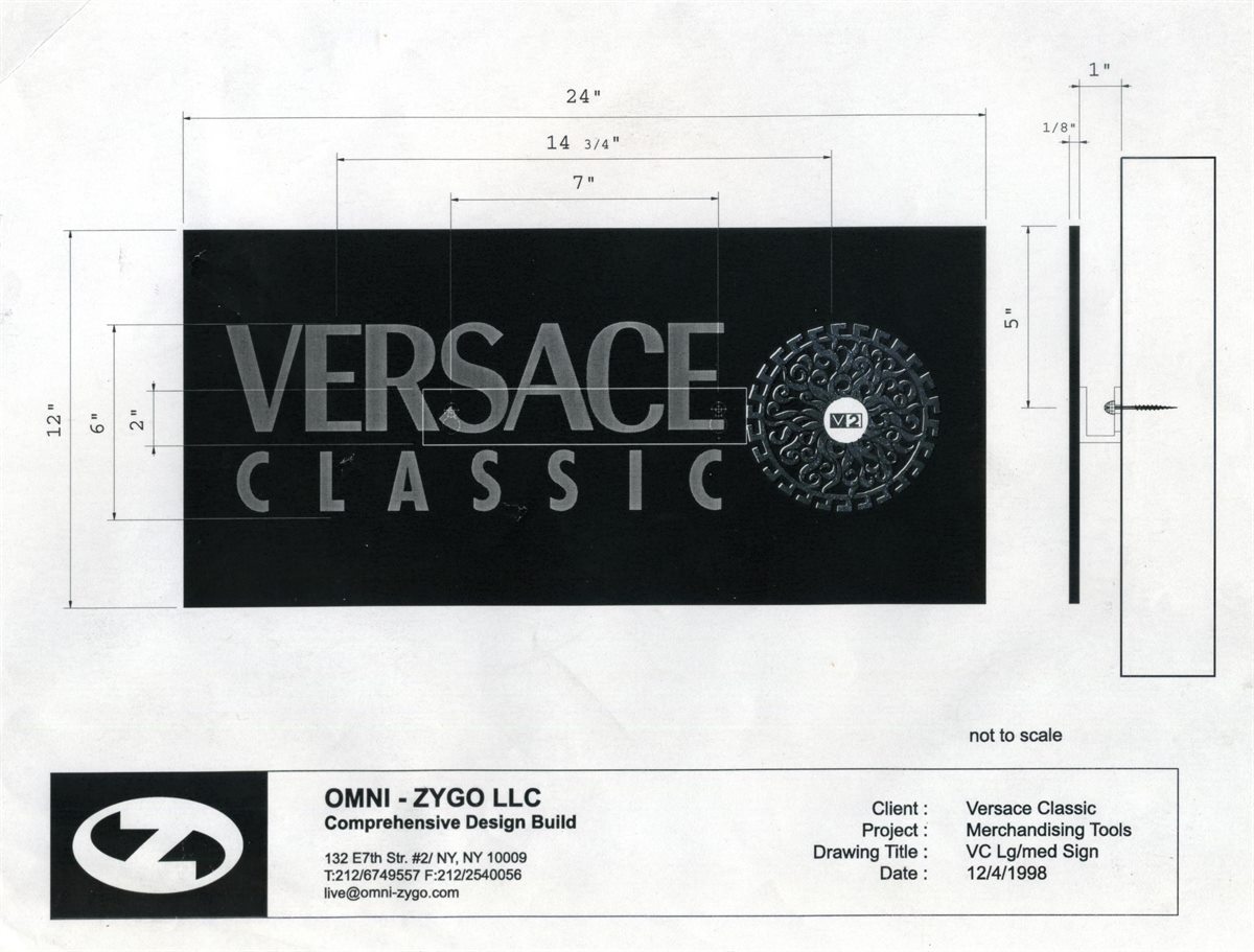 Versace retail design